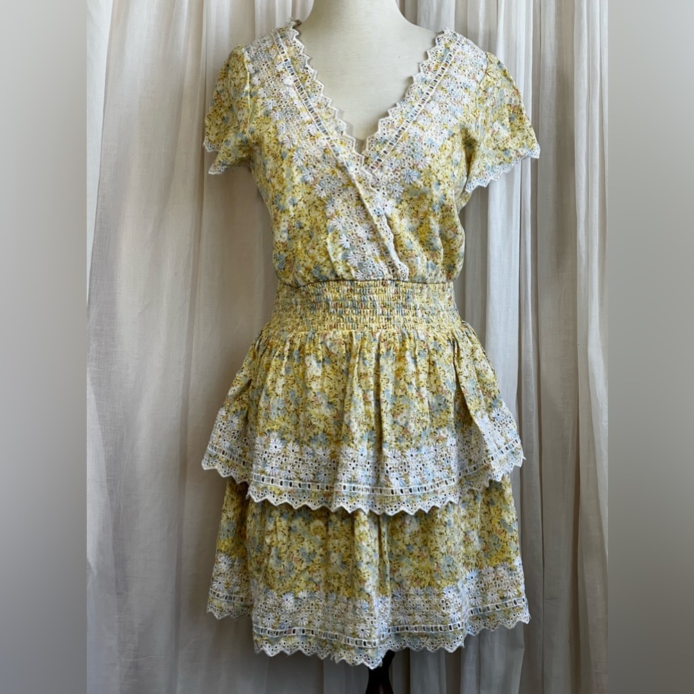 AEO floral ruffle dress - Picture 1 of 7